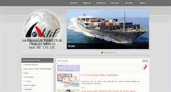 Desktop Screenshot of aktifithalat.com